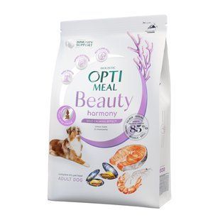 Сухий корм Optimeal Beauty Harmony для собак з заспокійливим ефектом, морепродукти,10 кг 00-00007275 фото
