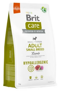 Сухой корм Brit Care Hypoallergenic Small Breed ягнёнок 7 кг 00-00018411 фото