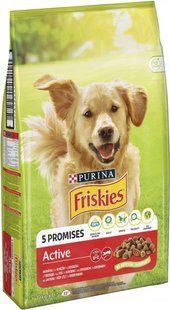 Сухий корм Friskies Active для собак Яловичина 10 кг 00-00012131 фото