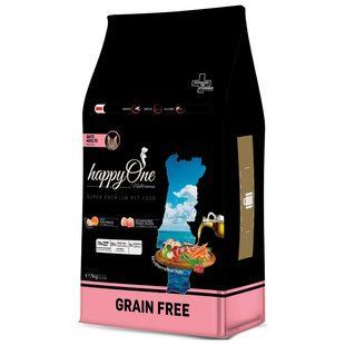 Корм сухий для котів happyOne Grain Free зі свіжим м&rsquo;ясом 7 кг 00-00019402 фото